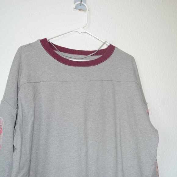 Free People We The Free Tee Tunic Top – Floral Patch – 100% Cotton – Medium - Picture 4 of 16